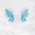 Cartoon Tooth Machine Embroidery Design - 2 sizes