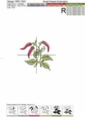 Cayenne Pepper Machine Embroidery Designs - 3 in 1
