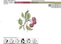 Cherries Machine Embroidery Designs Set - 4 sizes