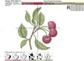 Cherries Machine Embroidery Designs Set - 4 sizes