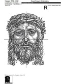 Christ with Crown of Thorns​ Machine embroidery design - 4 sizes