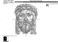 Christ with Crown of Thorns​ Machine embroidery design - 4 sizes