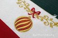 Christmas Ball border Machine Embroidery Designs Set