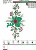 Christmas Bouquets Machine Embroidery Designs - 3 sizes