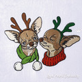 Christmas Chihuahua set - 3 sizes