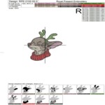 Christmas Chihuahua set - 3 sizes