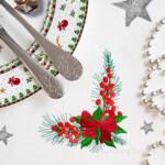 Christmas Pine and Berry Corner - 2 sizes