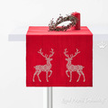 Christmas Deer Cross-stitch Machine Embroidery Design - 4 sizes
