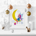 Christmas Fairy Machine Embroidery Design - 4 sizes