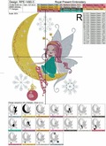 Christmas Fairy Machine Embroidery Design - 4 sizes