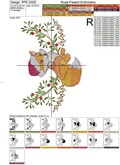 Christmas Fox Machine Embroidery Design - 2 sizes