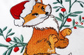 Christmas Fox Machine Embroidery Design - 2 sizes
