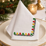 Christmas Garland Machine Embroidery Design Set – 3 in 1