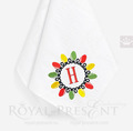Christmas Garland frame Machine Embroidery Design