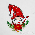 Christmas Gnome Machine Embroidery Design - 2 sizes