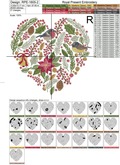 Christmas Heart embroidery design - 6 sizes