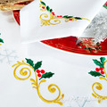 Christmas Gold Holly Set