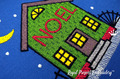 Christmas House Machine Embroidery Design - 2 sizes