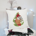 Christmas Kitten in stocking Machine Embroidery Design - 4 sizes
