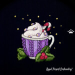 Mug with cocoa and candy - 3 sizes