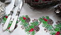 Christmas Machine Embroidery Design Cones