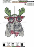 Geeky Reindeer Pup: A Festive Labrador - 2 sizes