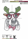 Geeky Reindeer Pup: A Festive Labrador - 2 sizes