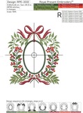 Christmas Monogram Frame - 4 sizes