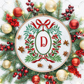 Christmas Monogram Frame - 4 sizes