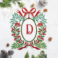 Christmas Monogram Frame - 4 sizes