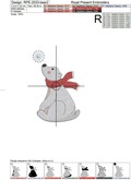 Christmas Polar Teddy Bear - 2 sizes