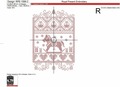 Christmas Rocking Horse Cross-stitch Embroidery Design - 4 sizes