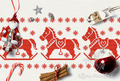 Christmas Rocking Horse Cross-stitch Machine Embroidery Design - 5 sizes
