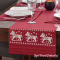 Christmas Rocking Horse Cross-stitch Machine Embroidery Design - 5 sizes