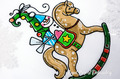 Christmas Rocking Horse Machine Embroidery Design - 4 sizes