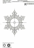 Jewelry Christmas Snowflake Frame - 3 sizes