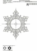 Jewelry Christmas Snowflake Frame - 3 sizes