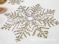 Christmas Snowflakes Cross-stitch Machine Embroidery Designs - 3 sizes