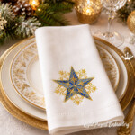 Christmas Star Machine Embroidery Design - 2 sizes