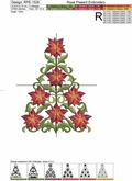 Christmas Tree Machine Embroidery Designs Set - 3 sizes