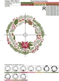 Christmas Wreath with NOEL Inscription embroidery design - 5 sizes