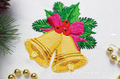 Christmas bells Machine Embroidery Design - 2 sizes