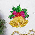 Christmas bells Machine Embroidery Design - 2 sizes