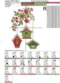 Christmas birdhouses Machine Embroidery Designs - 3 sizes