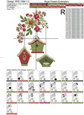 Christmas birdhouses Machine Embroidery Designs - 3 sizes