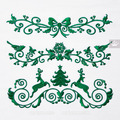 Christmas borders Set Machine Embroidery Designs - 3 in 1