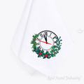 Christmas clock Machine Embroidery Design - 4 sizes
