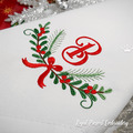 Christmas decoration with berries Machine embroidery design