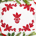 Vintage Christmas decorations embroidery designs - 2 sizes
