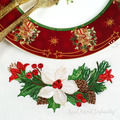 Christmas garland Machine Embroidery Design